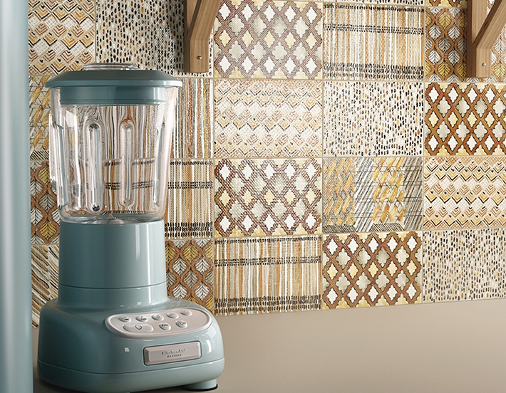 Интерьер с плиткой Kiko OT Imola Ceramica