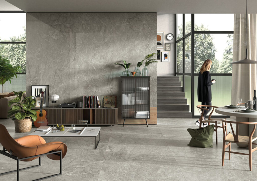 Интерьер с плиткой BLU AQ6 260 LP Imola Ceramica