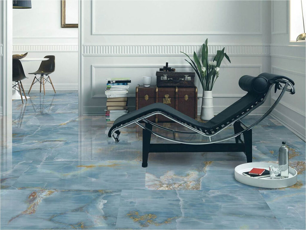 Интерьер с плиткой BLU AQ6 260 LP Imola Ceramica