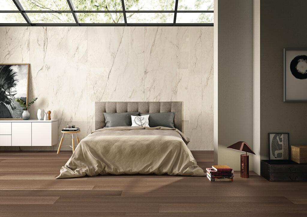 Интерьер с плиткой BLU AQ6 260 LP Imola Ceramica